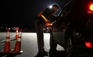 Pulled Over at DUI Police Checkpoint