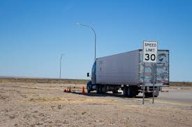 Semi Truck in the Desert